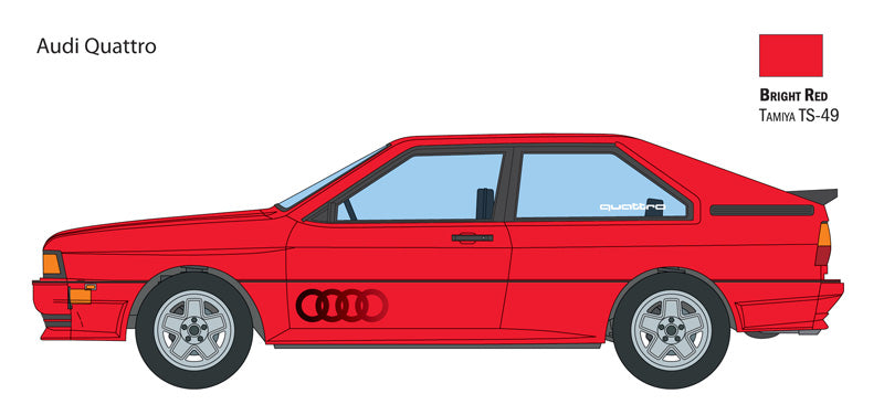 Italeri 3671 1:24 Audi Quattro