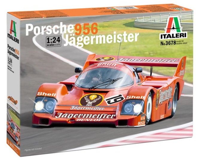 Italeri 3678 1:24 Porsche 956 Jagermeister