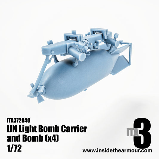 Inside the Armour ITA372040 1:72 IJN Light Bomb Carriers with Bombs x 4