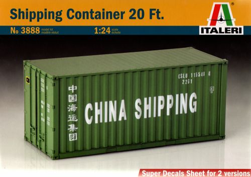 Italeri 3888 1:24 Shipping Container 20ft