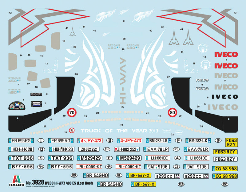 Italeri 3928 1:24 IVECO Hi-Way 480 E5 Low Roof