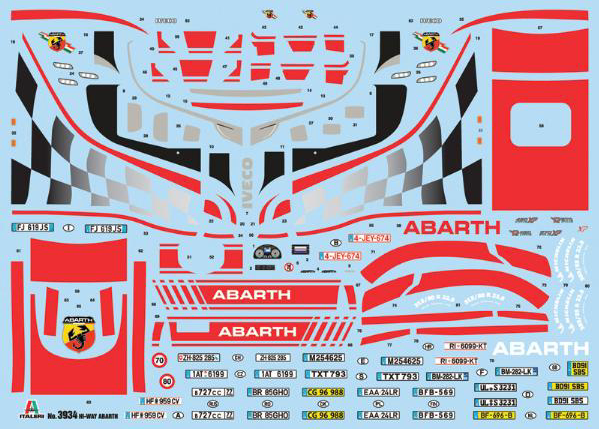 Italeri 3934 1:24 Iveco E5 Hi-Way 'Abarth'