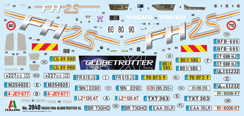 Italeri 3940 1:24 Volvo FH4 Globetrotter XL