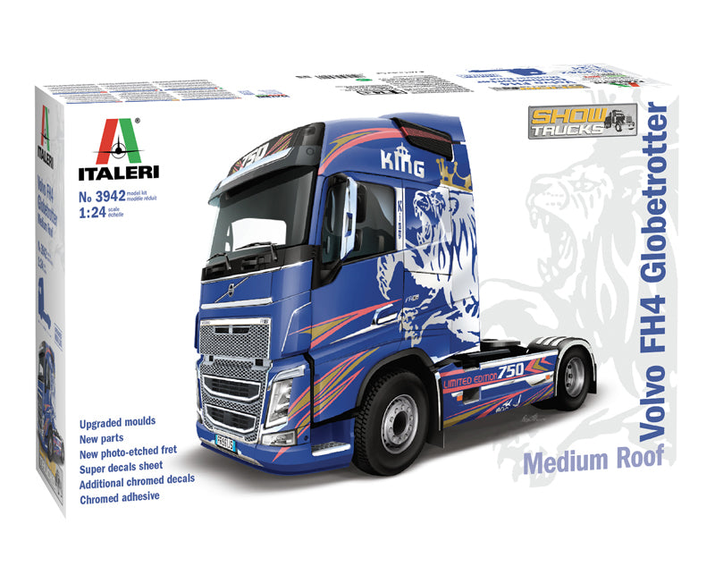 Italeri 3942 1:24 Volvo FH4 Globetrotter Medium Roof