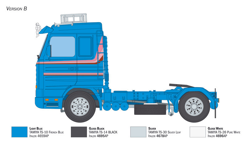 Italeri 3950 1:24 Scania R143 M500 Streamline 4x2