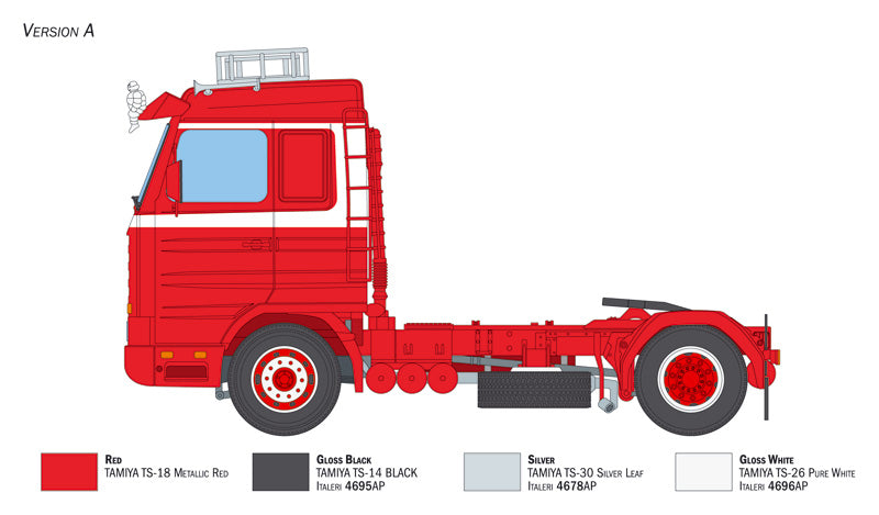 Italeri 3950 1:24 Scania R143 M500 Streamline 4x2