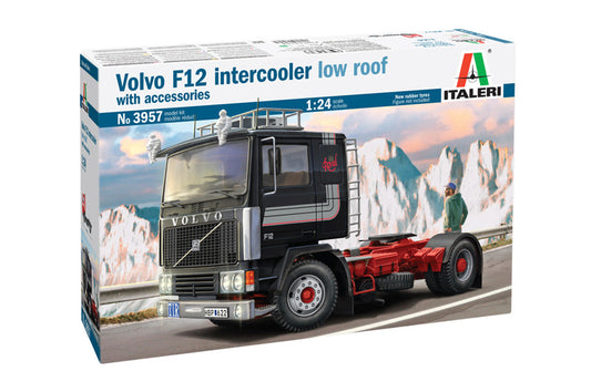 Italeri 3957 1:24 Volvo F-12 Intercooler Low Roof with Accessories