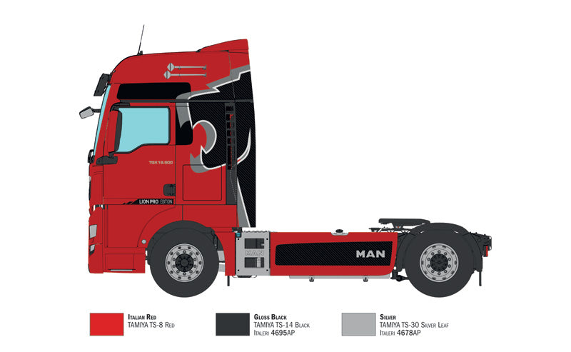 Italeri 3959 1:24 MAN TGX 18.500 XXL Lion Pro Edition