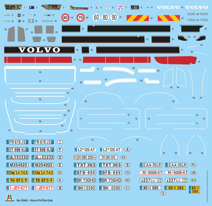 Italeri 3962 1:24 Volvo FH low roof