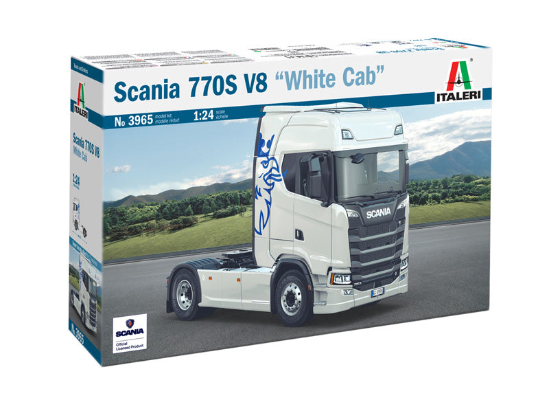 Italeri 3965 1:24 Scania 770S V8 “White Cab”