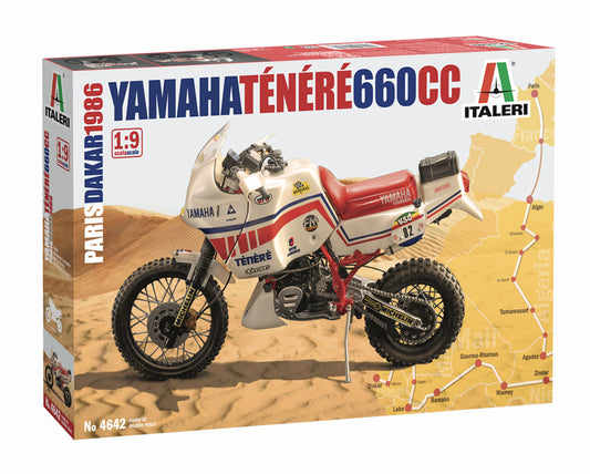 Italeri 4642 1:9 Yamaha Tenere 660cc Paris Dakar 1986