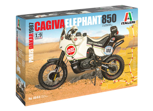 Italeri 4643 1:9 Cagiva Elephant 850 Paris-Dakar 1987