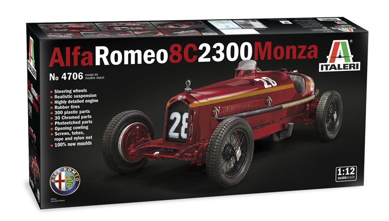 Italeri 4706 1:12 Alfa Romeo 8C 2300 Monza