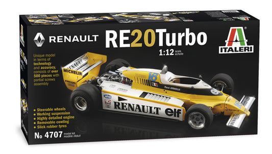 Italeri 4707 1:12 Renault RE20 Turbo