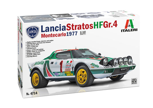 Italeri 4714 1:12 Lancia Stratos HF Gr.4 New Tooling in 2024