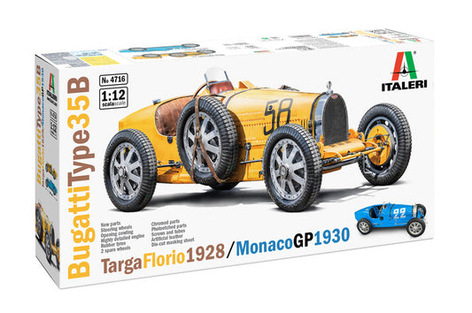 Italeri 4716 1:12 Bugatti Type 35B Targa Florio '29 /Monaco GP '30