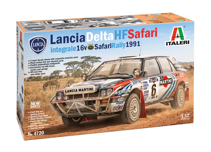 Italeri 4720 1:12 Lancia Delta Integrale 16v Safari