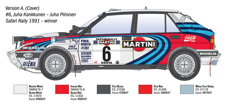 Italeri 4720 1:12 Lancia Delta Integrale 16v Safari