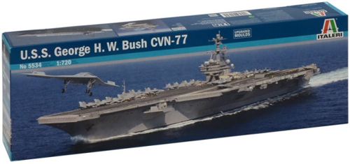 Italeri 5534 1:720 USS George H.W. Bush CVN-77