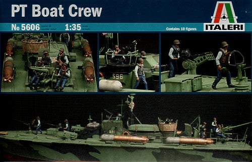 Italeri 5606 1:35 Elco 80' Torpedo Boat PT Boat Crew