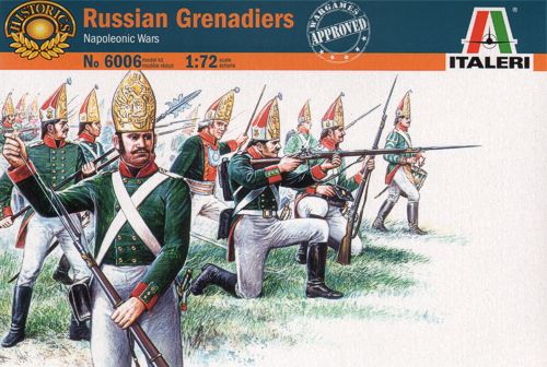 Italeri 6006 1:72 Russian Grenadiers Napoleonic Wars