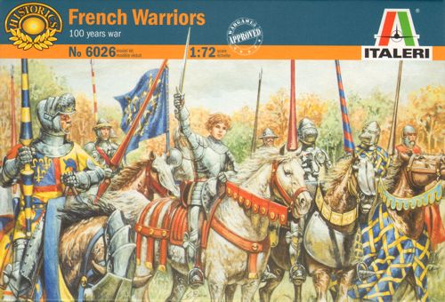 Italeri 6026 1:72 French Warriors 100 Years War