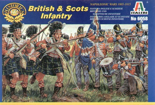 Italeri 6058 1:72 Napoleonic Wars British and Scots Infantry