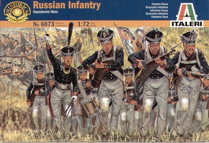 Italeri 6073 1:72 Soviet Infantry Napoleonic Wars