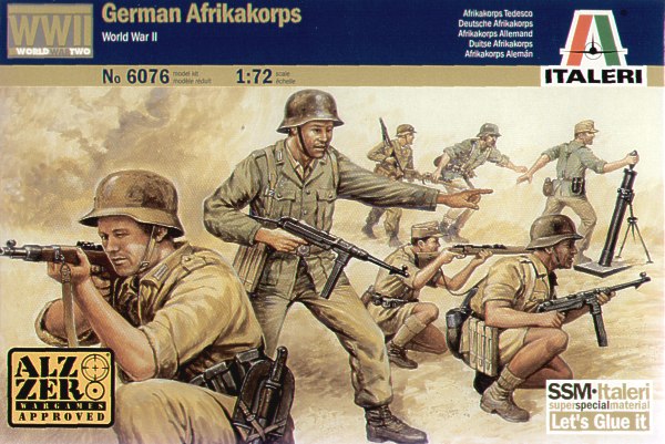 Italeri 6076 1:72 German WWII DAK/Afrika Korps