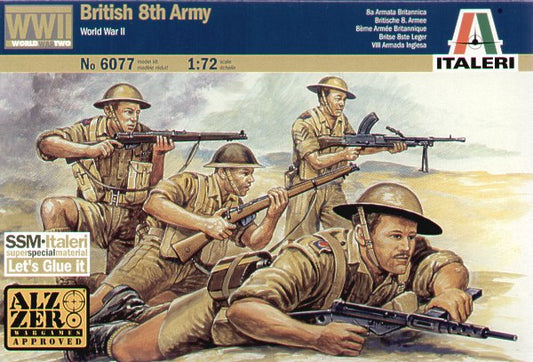 Italeri 6077 1:72 British WWII 8th Army