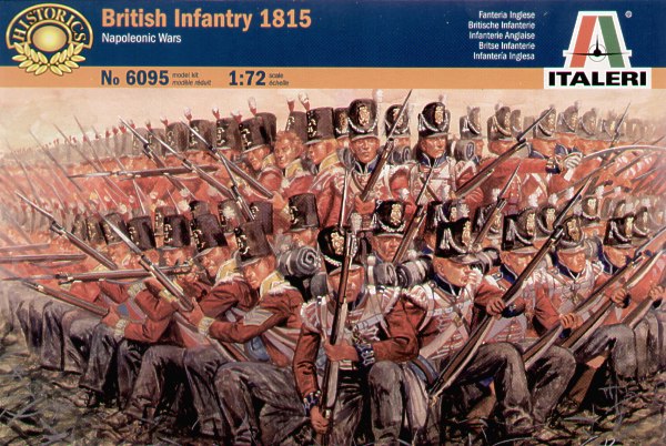 Italeri 6095 1:72 Napoleonic Wars British Infantry 1815