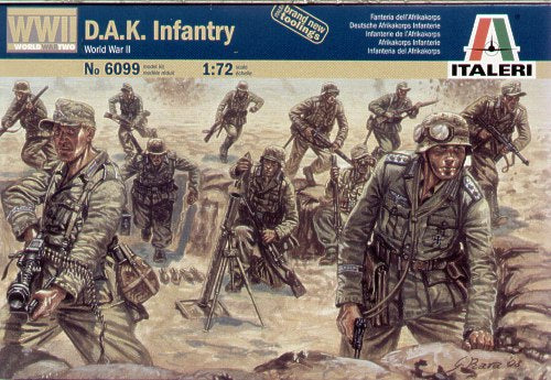 Italeri/Waterloo1815 6099 1:72 D.A.K. Infantry North Africa