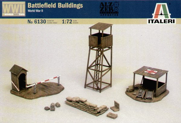 Italeri 6130 1:72 Battlefield Buildings WWII