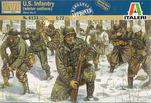 Italeri 6133 1:72 U.S. Infantry WWII (Winter Uniform)