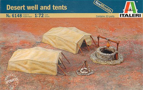 Italeri 6148 1:72 Desert Well and Tents