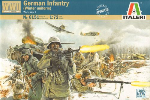 Italeri 6151 1:72 German WWII Troops (Winter Uniform)