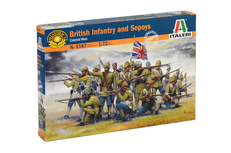 Italeri 6187 1:72 British Infantry and Sepoys Colonial Wars