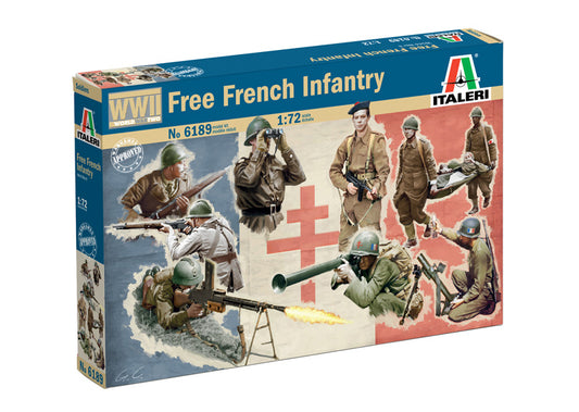 Italeri 6189 1:72 Free French Infantry WWII