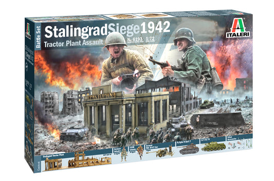 Italeri 6193 1:72 Stalingrad Siege 1942 Tractor Plant Assault Diorama Set