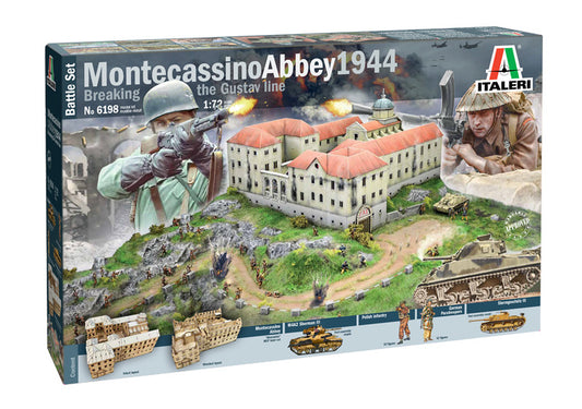 Italeri 6198 1:72 Montecassino Abbey 1944 Breaking the Gustav Line Diorama Set