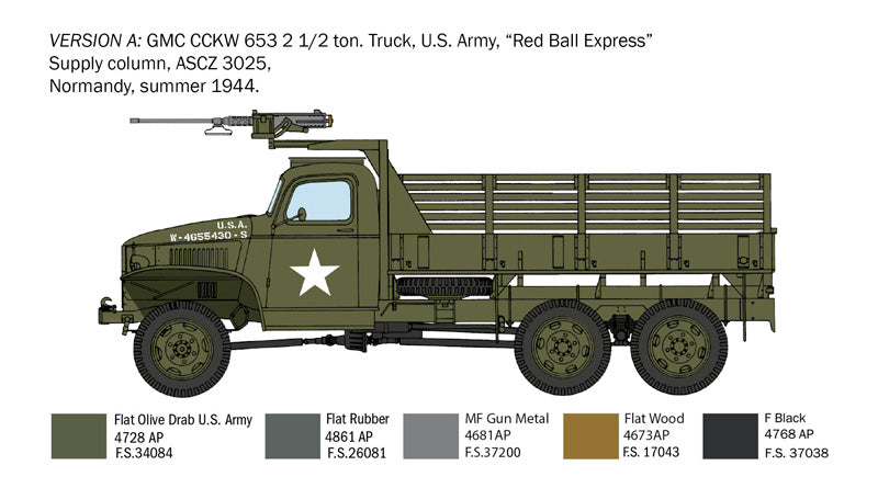 Italeri 6271 1:35 GMC 2 1/2 6x6 Truck