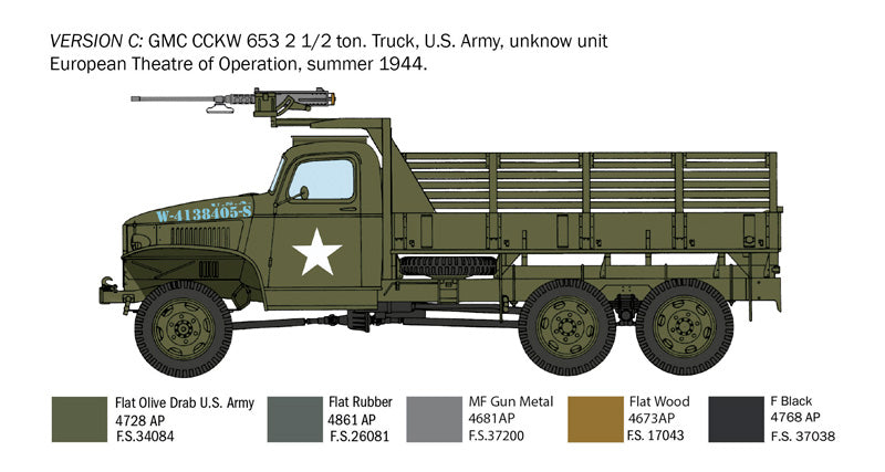 Italeri 6271 1:35 GMC 2 1/2 6x6 Truck