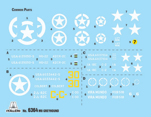 Italeri 6364 1:35 M8 Greyhound