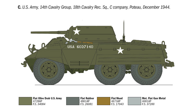 Italeri 6364 1:35 M8 Greyhound