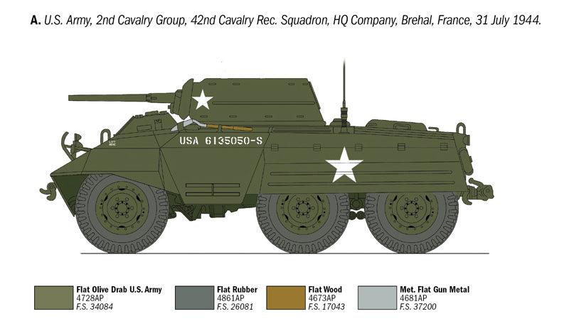 Italeri 6364 1:35 M8 Greyhound