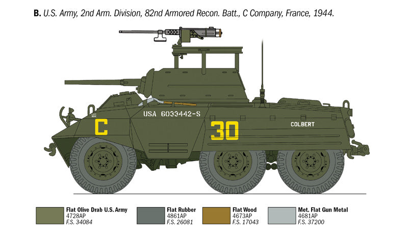 Italeri 6364 1:35 M8 Greyhound