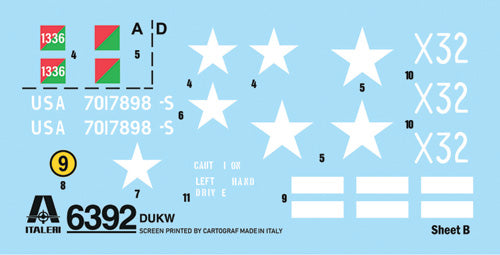 Italeri 6392 1:35 GMC DUKW 353 Amphibious truck