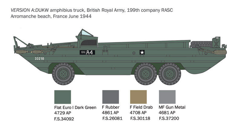 Italeri 6392 1:35 GMC DUKW 353 Amphibious truck