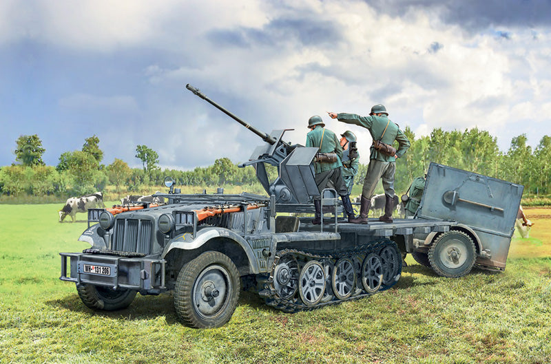 Italeri 6395 1:35 Sd.Kfz.10/4 with Flak 30