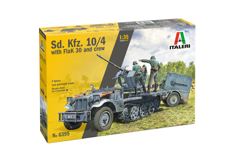 Italeri 6395 1:35 Sd.Kfz.10/4 with Flak 30